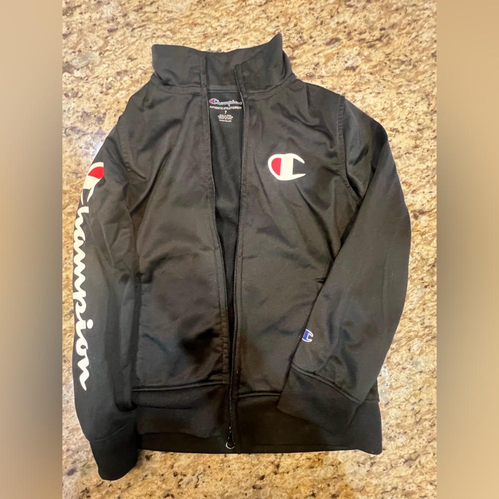 Champion Black Kids Jacket